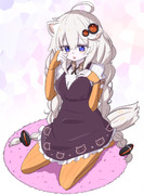 グルーミングあかり猫。