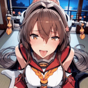 アイスを食べる大和