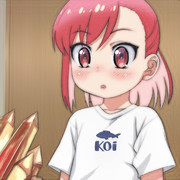 ジンカイトとKOITシャツ硝子ちゃん