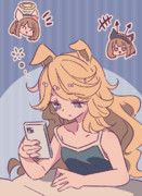 二度寝に誘われるシチーさん