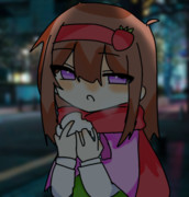 肉まんを食べるICG姉貴