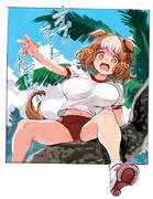 無人島ある日の風景