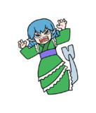 774 悪いわかさぎ姫【東方Project 立ち絵素材 透過PNG】