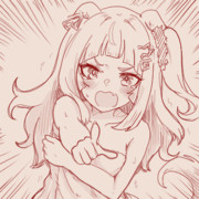 「あーしの事なんて目で見てんだこのドスケベ野郎!」 ってレスに描いたやつ