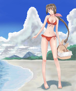 ビーチへパンの配達