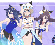 勝負服×水着ウマ娘まとめ