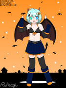 ハロウィンの悪魔コス