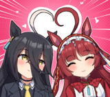 くらえ！父娘アホ毛ハート！