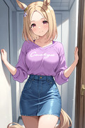 私服っぽい格好のナリタトップロード