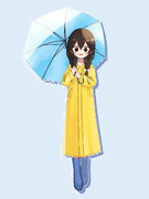千冬「雨、止んだね☂️」