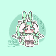 しゃがむうさぎ