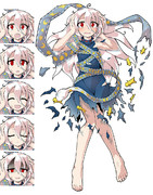 やられユイマン立ち絵 表情差分