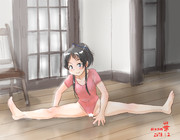 またわり練習娘