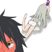 ゲームに夢中なめんま