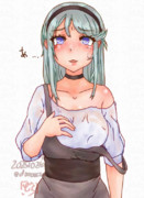 Raindrops keep fallin' on her head...