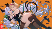 ハロウィンのセクシーキャットなジタサテュ