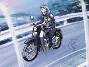 カブに乗るパシン