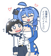 指揮官くんを褒めるセントルイス