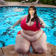 渋谷凪咲　プール