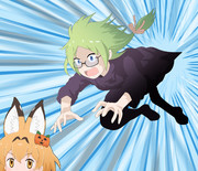 お菓子をもらえても、もらえなくても耳吸い行為を実行するパークガイドのこわいおねえさん