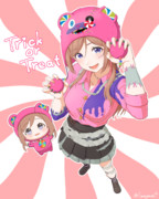 ハロウィン莉波×ハミクマキャンディ