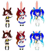 タンコブ　テイオー　ターボ　ウォッカ　png素材