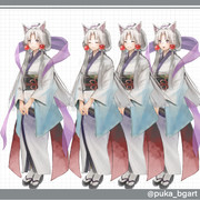 東北イタコ　立ち絵素材