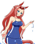 相互さんの描き方を真似てみたカワカミプリンセス