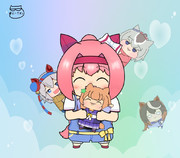 「うらら〜！」