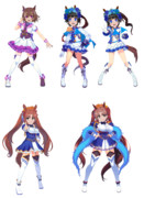 とある競馬の馬娘 png　衣装チェンジ