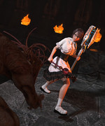 美和は伝説のメイスを手に入れた