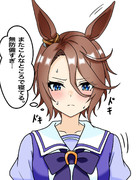 ウマ娘　ナリタタイシン　無防備