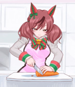 【GIF】にんじんを切るネイチャ