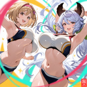 いいおっぱいの日なのでアクロバティックに胸を弾ませるジタサテュ