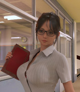 イメチェンした新任女教師