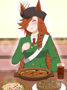 サイゼで喜ぶトニビアンカ