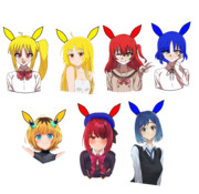 ウマ娘化　ぼざろ＆推しの子 png素材