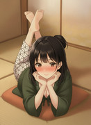 出来上がった嫁が、茹で上がった海老の様だ・・。