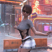 自称謎のワイルド系美少女