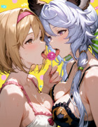 キャンディを舐め合ってるジタサテュ