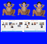 逝イグッ田竜聖＆酒丼義久・藤丼弘輝　大谷キラーズ達　野獣ポーズ＆オマケ付き　bb素材