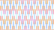 【素材】矢羽根模１小・シームレスパターン・ピンク/水色/オレンジ/青【フリー素材処くらげや】
