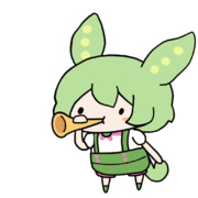 【GIF素材】ラッパを吹くずんだもん