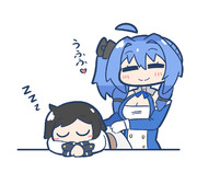 メンテ明け待ってたら寝ちゃった指揮官くん