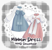 【MMD衣装配布】リボンドレス