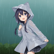 雨の日の暁ちゃん