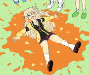 カレー大量に貰ってご満悦のギャル