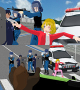 クマ 一斉包囲！！②