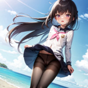 海風のいたずら