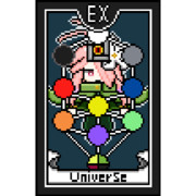 【ドット絵】TACOEIROT「EX.宇宙」×旅するハコ【COEIROINK×タロット】